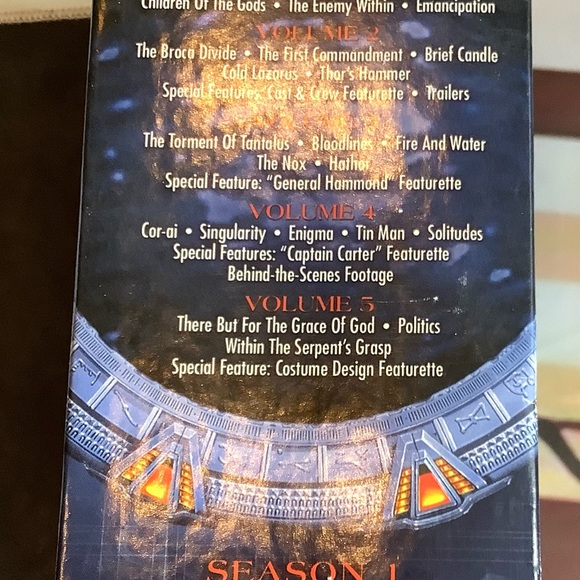 Stargate SG-1  Season 1 Volume 5 DVD 2006 The Complete Season SCI-FI - Picture 3 of 4